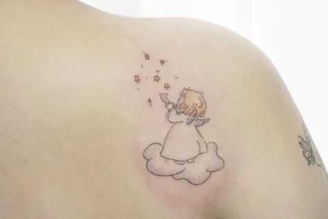 天使のカラータトゥー