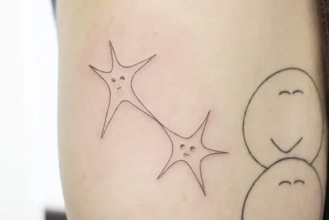 星のタトゥー