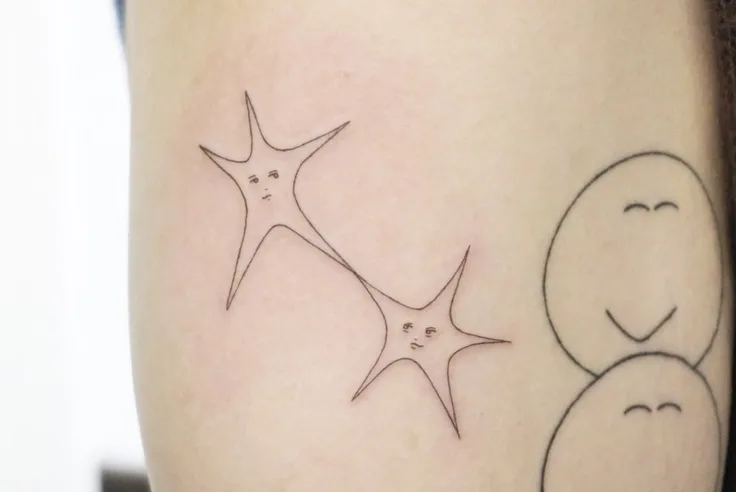 星のタトゥー