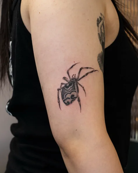 蜘蛛のタトゥー