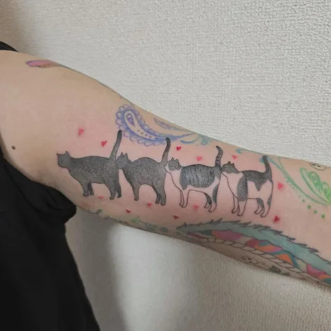 猫のタトゥー