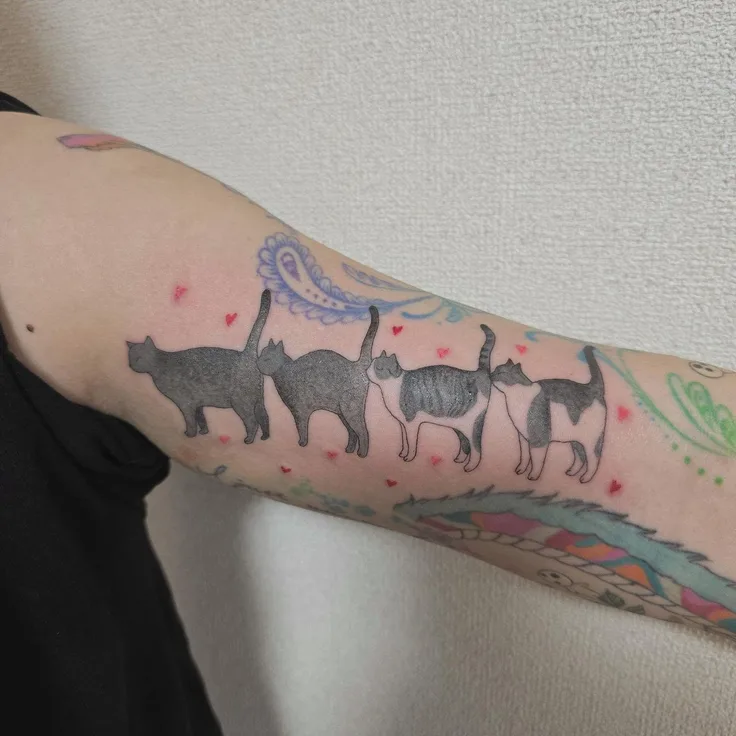 猫のタトゥー