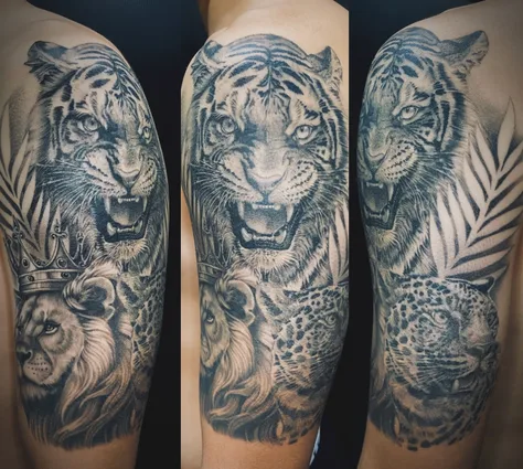 ライオン・ヒョウ・トラ