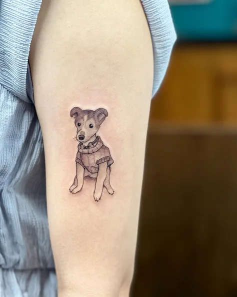 犬のミニタトゥー
