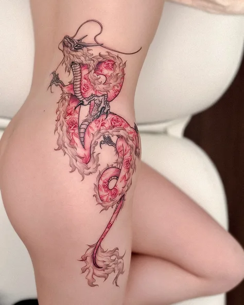 龍のタトゥー