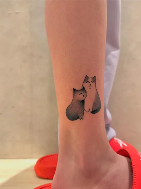 猫のワンポイント