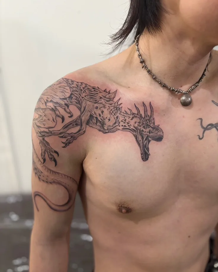 腕のタトゥー