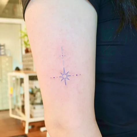 Simple color ornamental tattoo 🎨