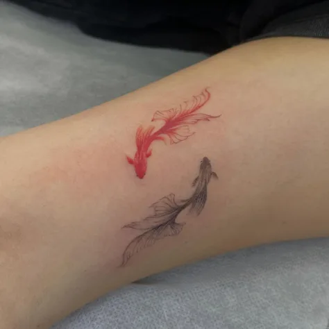 金魚のタトゥー