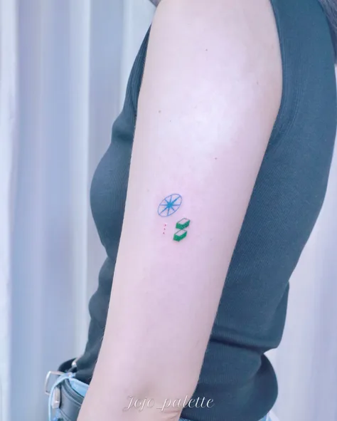 조조의 컬러 오너먼트 타투