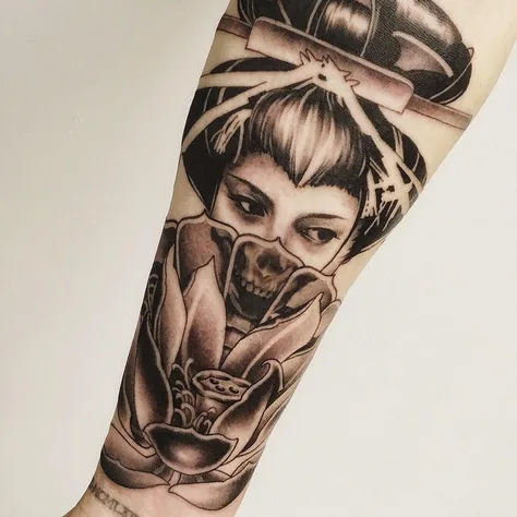 Geisha with lotus★Dank u wel Mitchell!