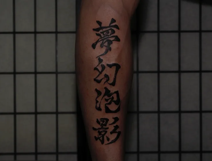 夢幻泡影の漢字
