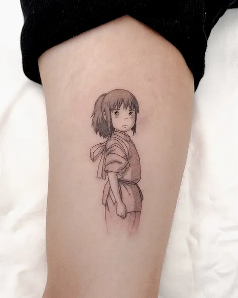 千と千尋の神隠しのタトゥー