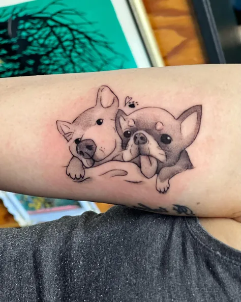 犬のペットタトゥー