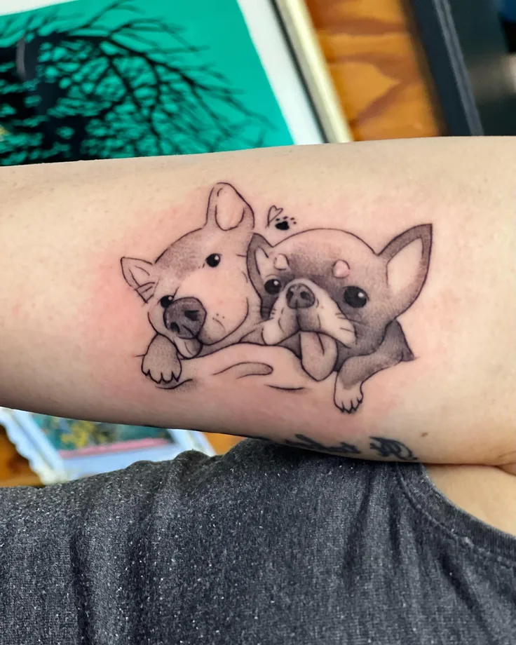 犬のペットタトゥー