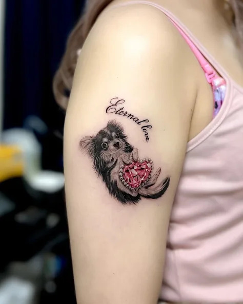 犬のタトゥー