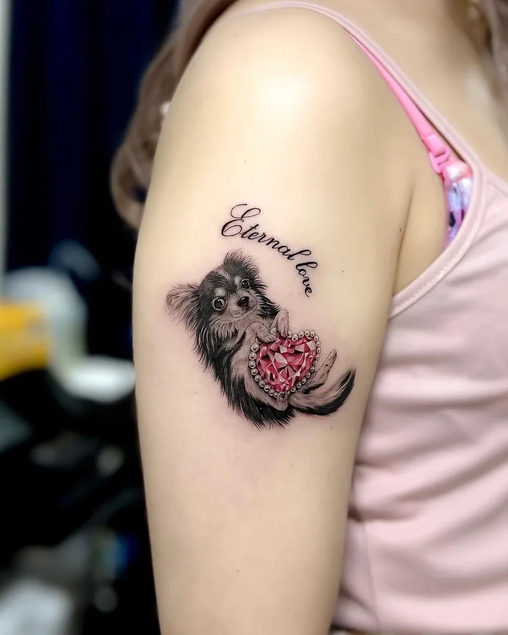 犬のタトゥー