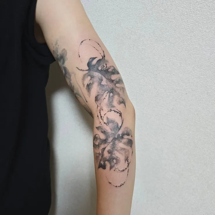 植物のタトゥー