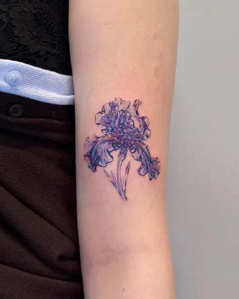 青紫の花