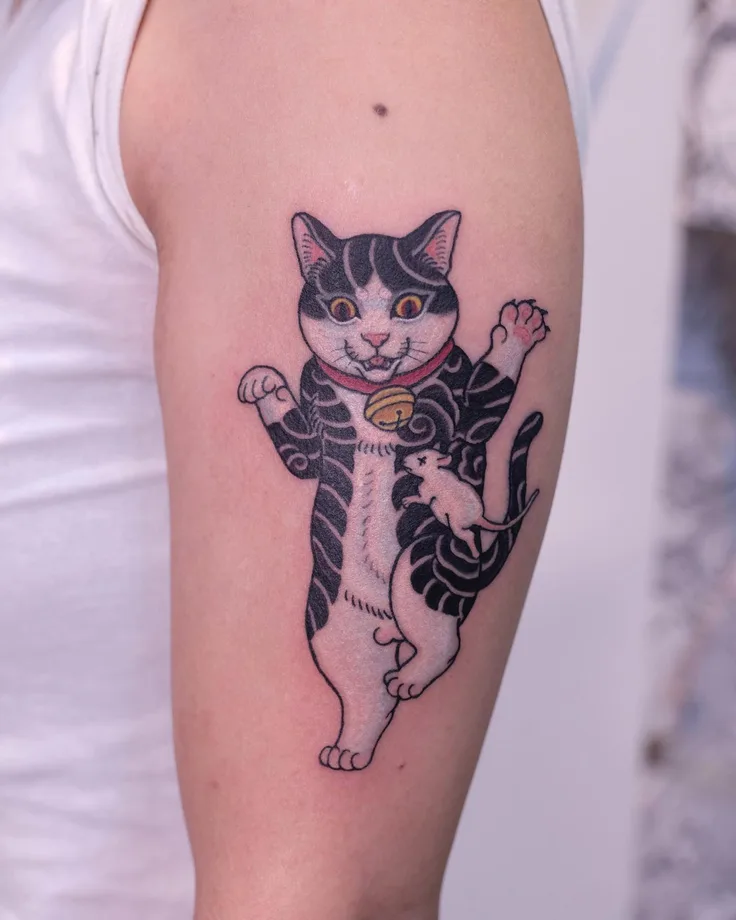 猫の日式小図