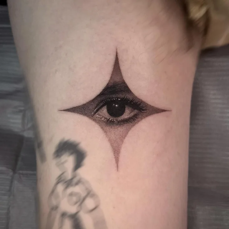 星空と瞳
