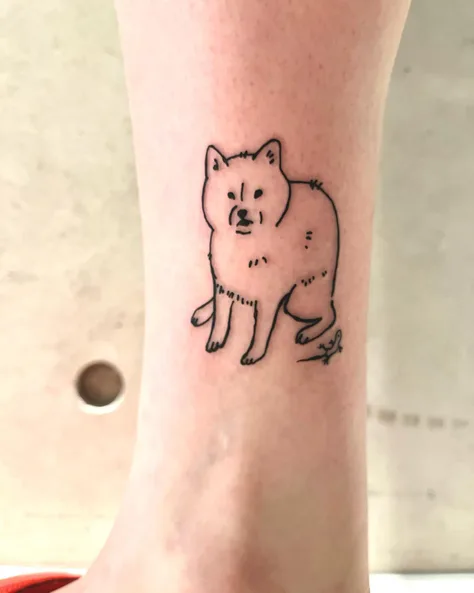 愛犬のタトゥー