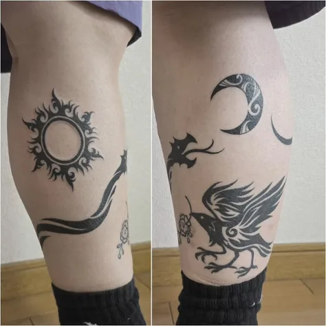太陽と月