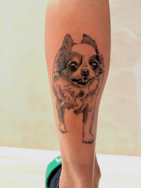 愛犬のタトゥー