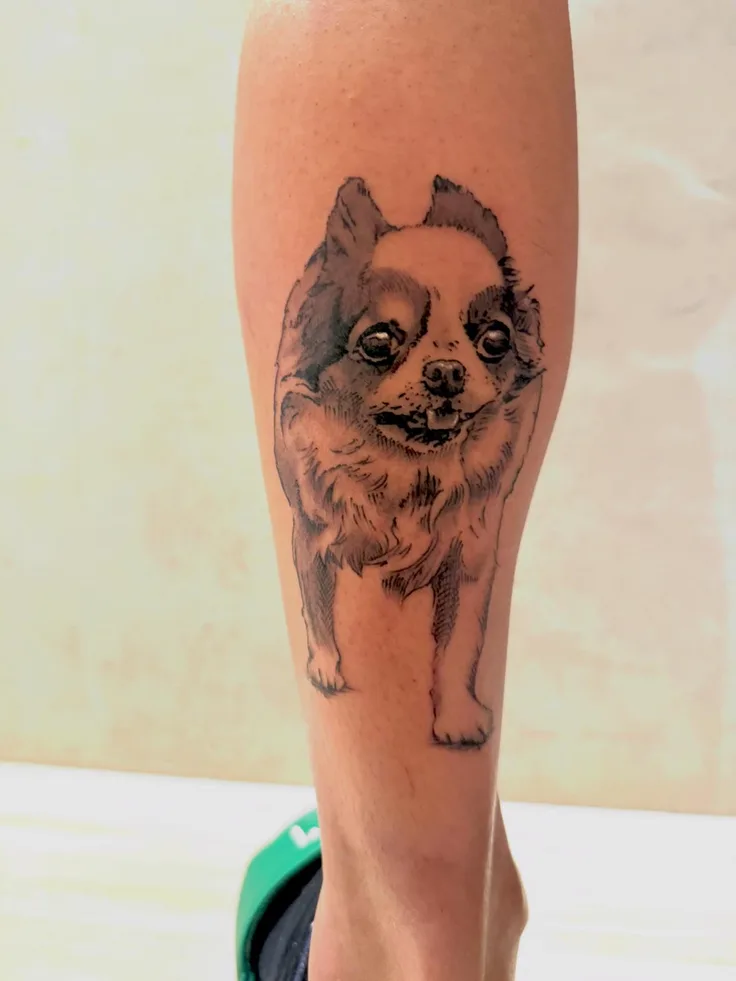 愛犬のタトゥー