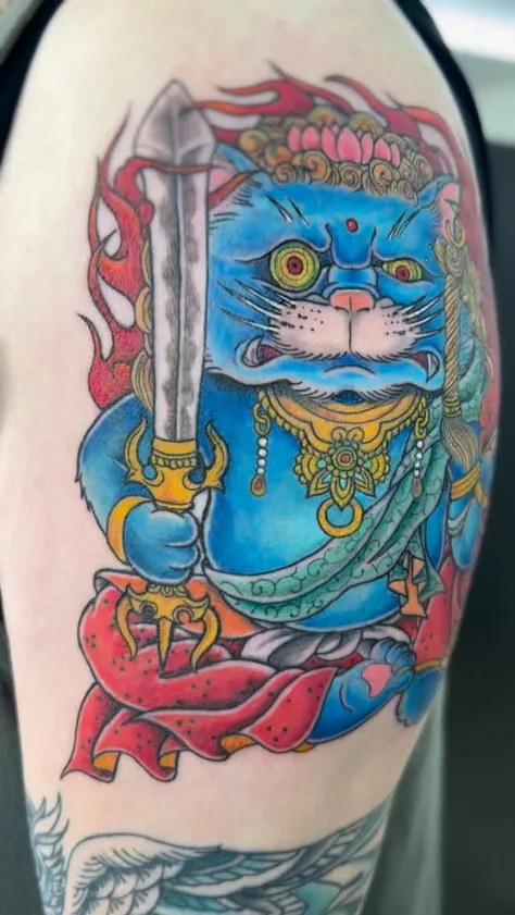 猫不動明王