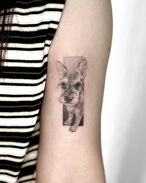 犬のタトゥー