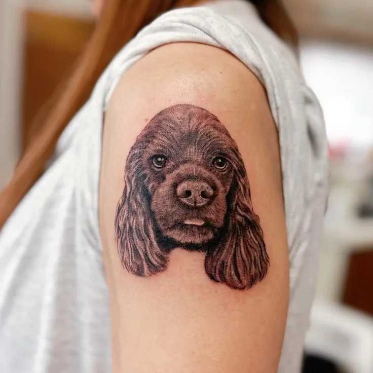 愛犬のペットタトゥー