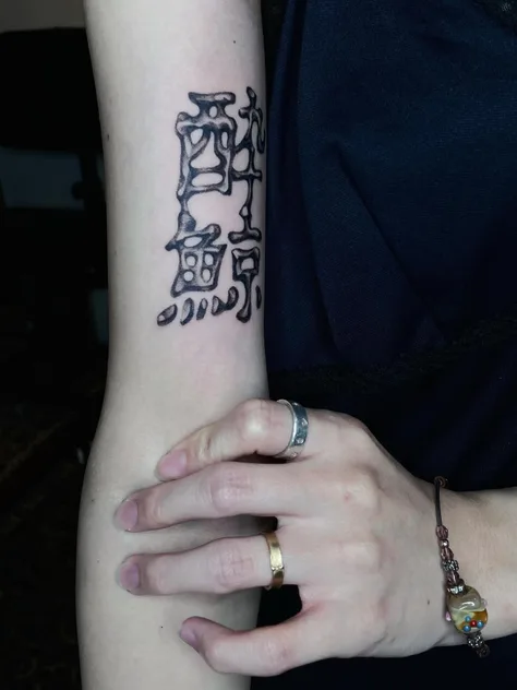 漢字のレタリング