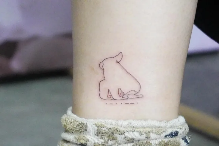 犬のファインライン