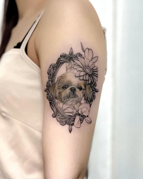 犬のタトゥー