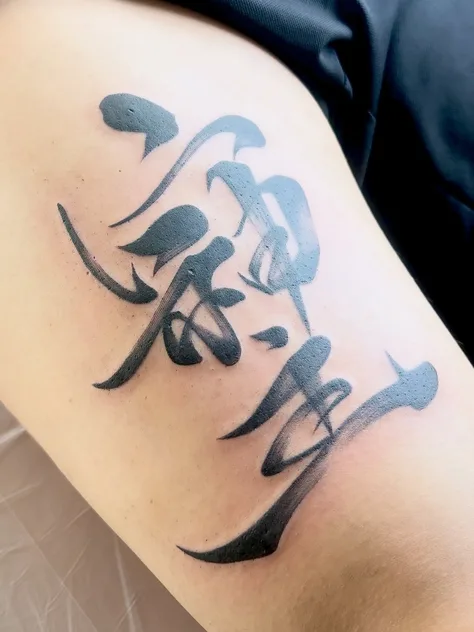 漢字のタトゥー